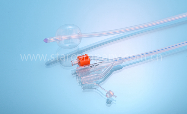 All Silicone Foley Catheter 3-Way with balloon irrigation