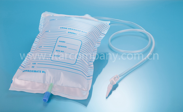 Urine Bag Pull-push valve